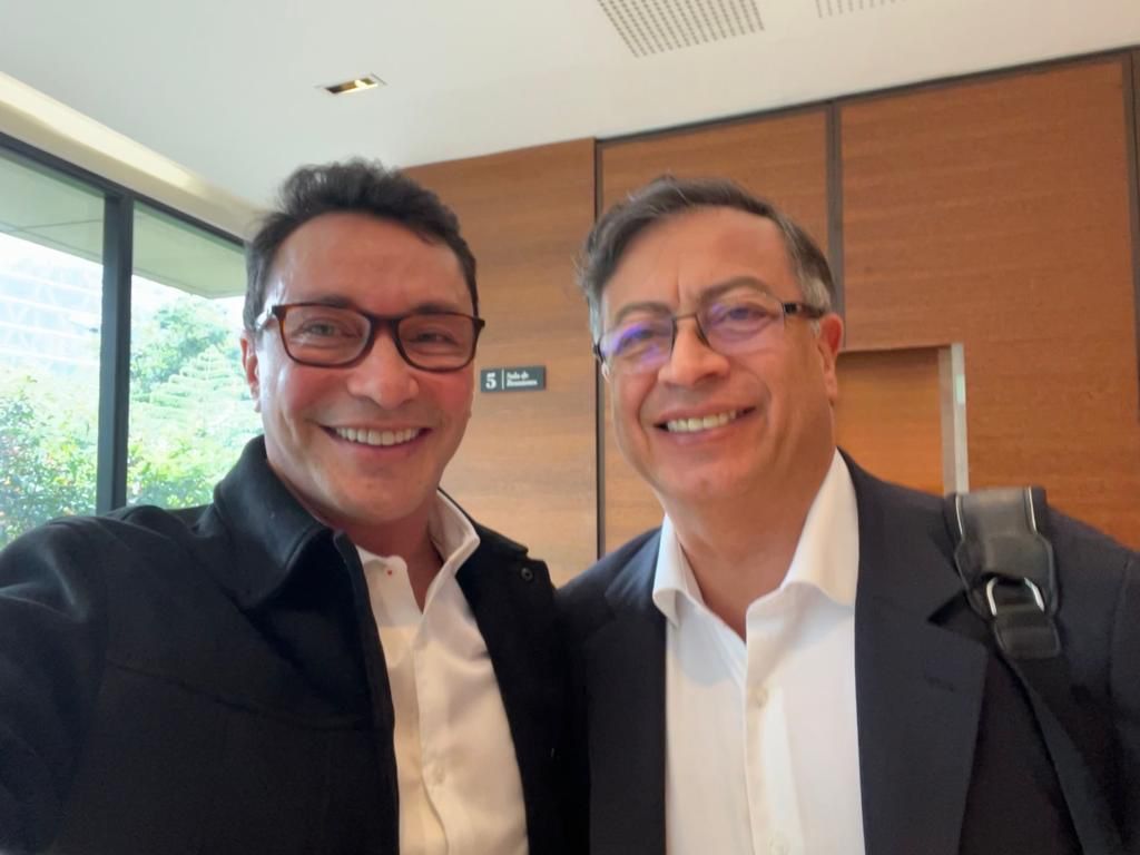 Carlos Caicedo y Gustavo Petro.