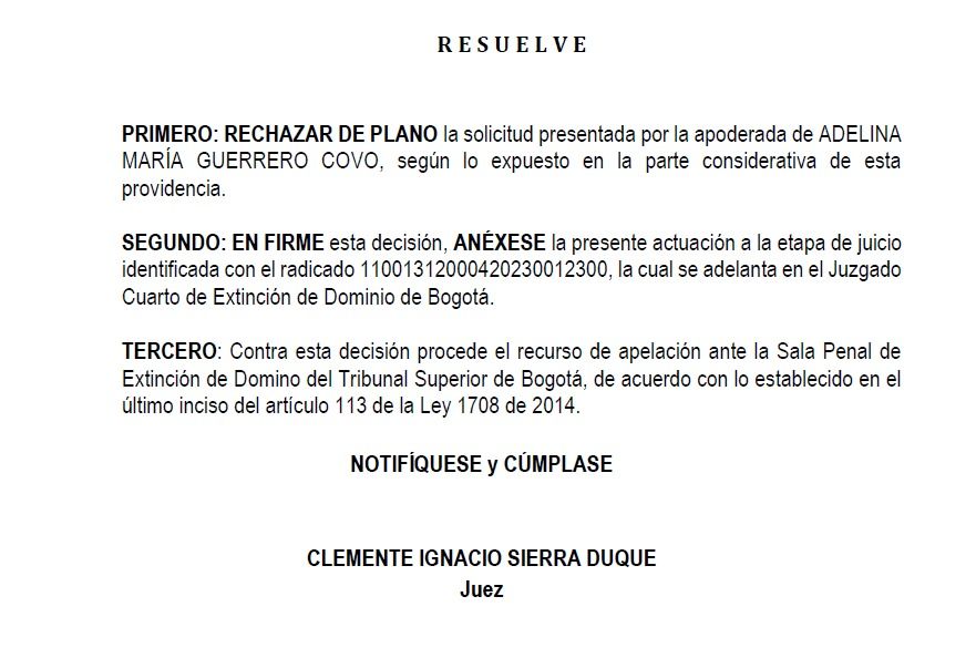 Juez Primero