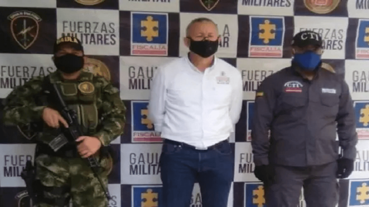 El exalcalde Chacón Amaya, en una foto divulgada por la Fiscalía hace algunos años. Foto Cortesía FGN