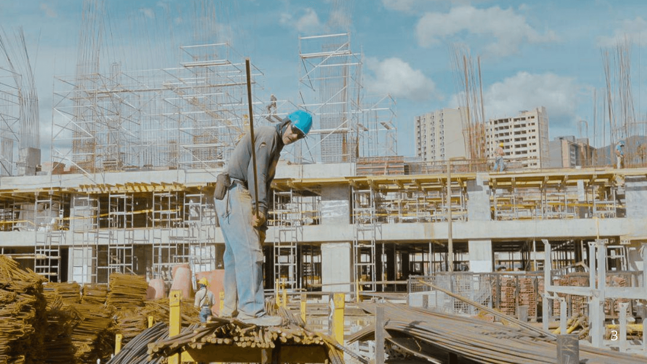Imagen de referencia de la construcción del Arena Primavera.