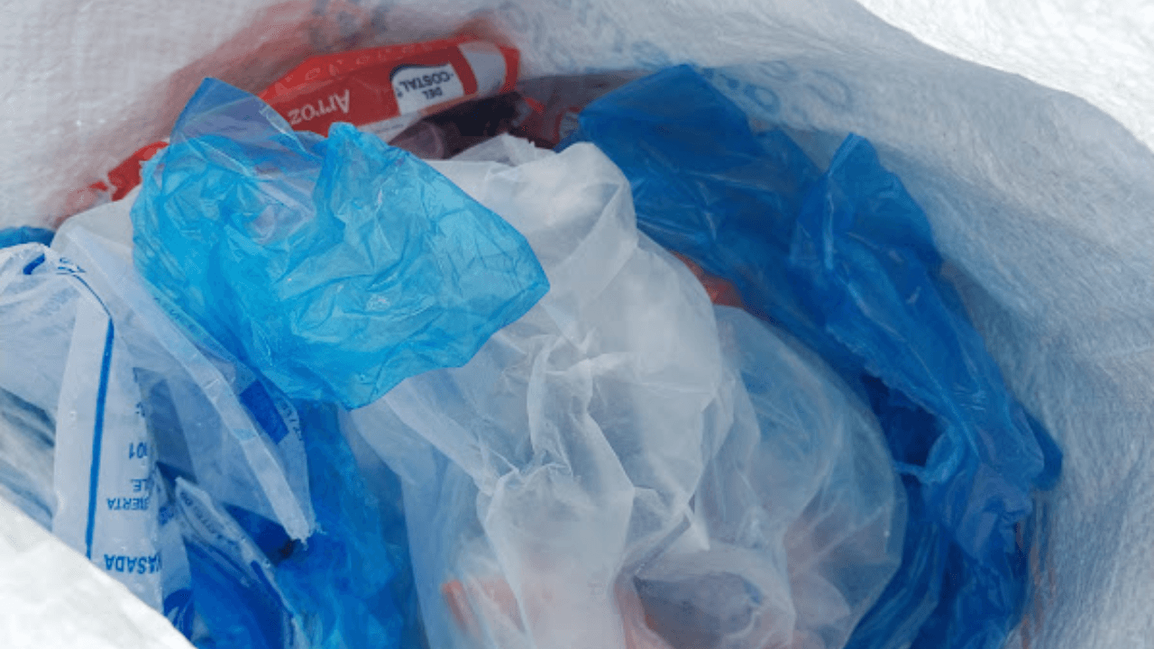 Bolsas donde ponen el hielo los cubeteros