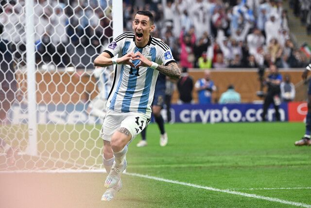 Di María y su gol a Francia.