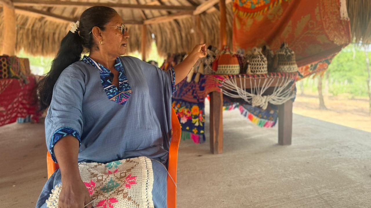 Rosinia González, miembro de la comunidad El Milagro.