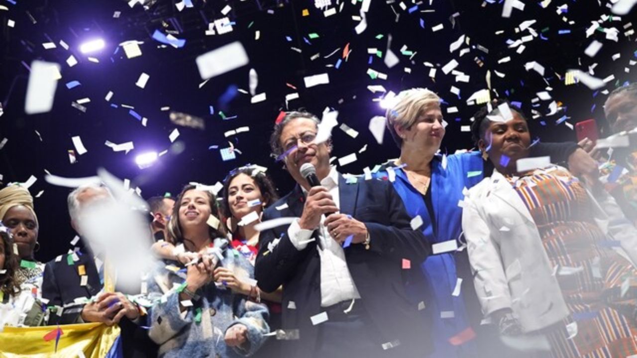 Gustavo Petro en el Movistar Arena
