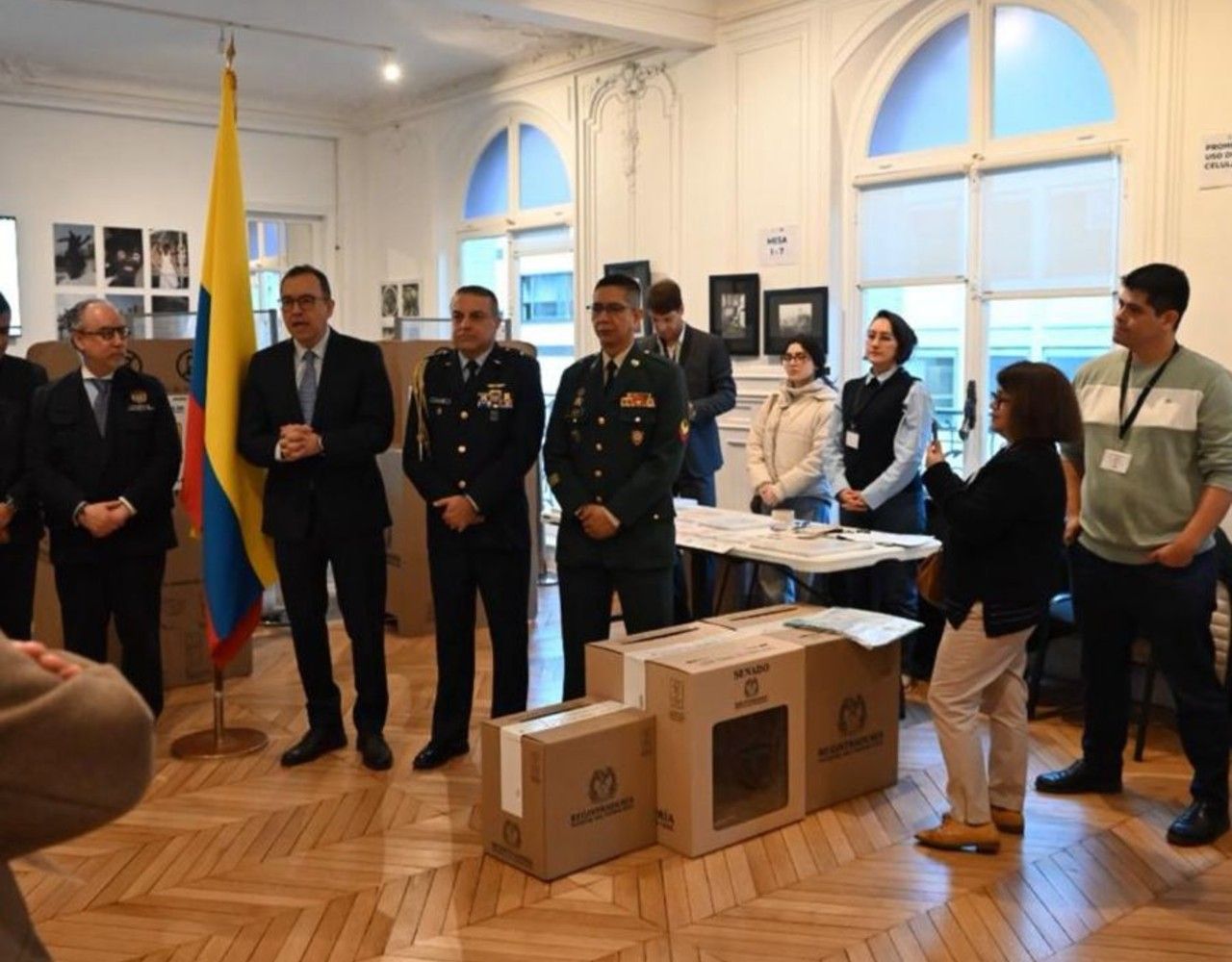 Inauguración de las elecciones al Congreso en París, Francia. Créditos: suministrada