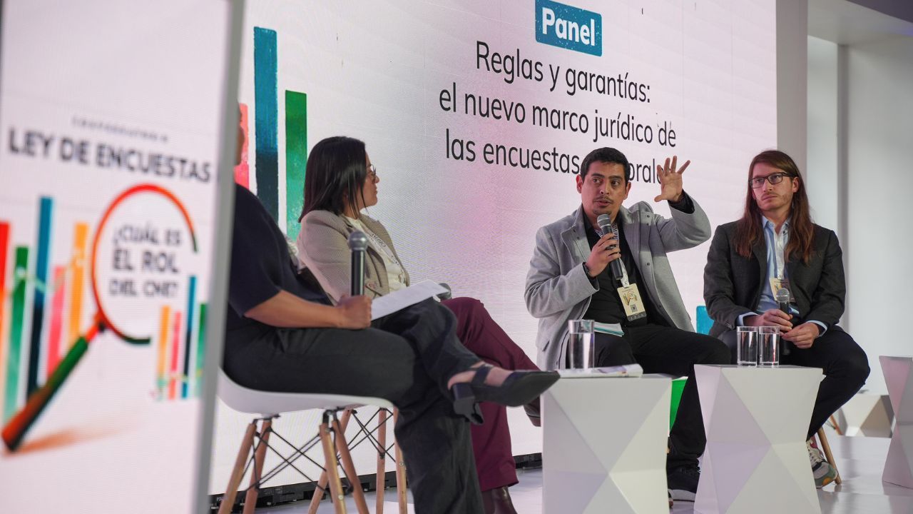 “Reglas y garantías: el nuevo marco jurídico de las encuestas electorales”. | Crédito: Pablo David - CAMBIO