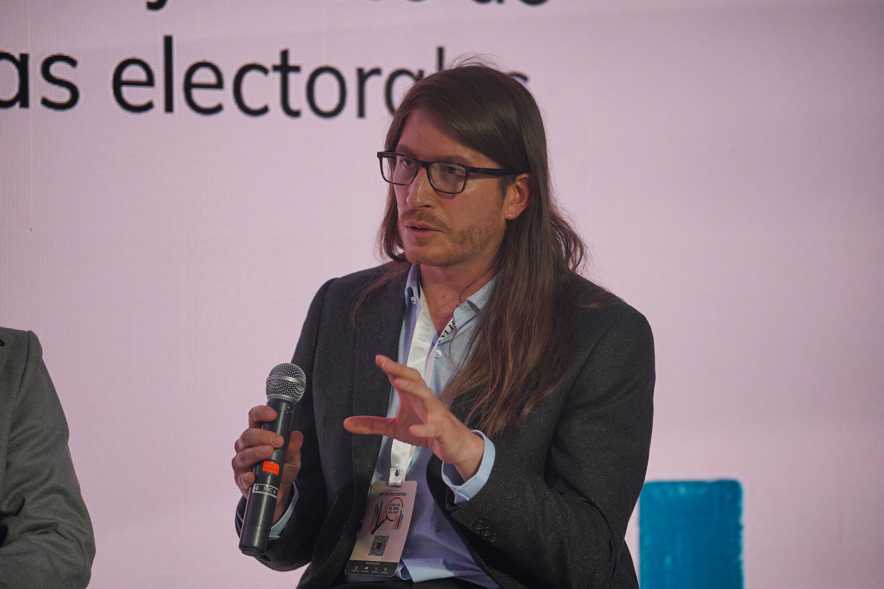 Sergio Benítez, miembro de la Comisión Técnica y de Vigilancia de Encuestas. CAMBIO