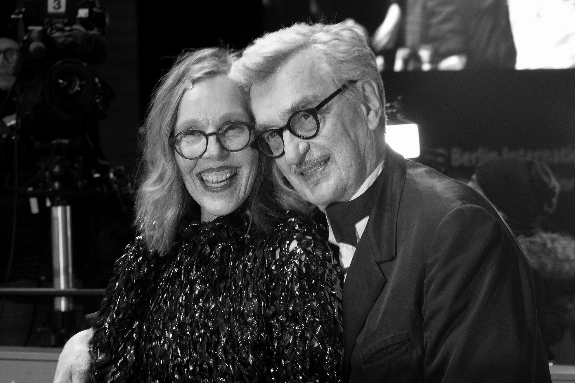 Wim Wenders y su esposa Donate