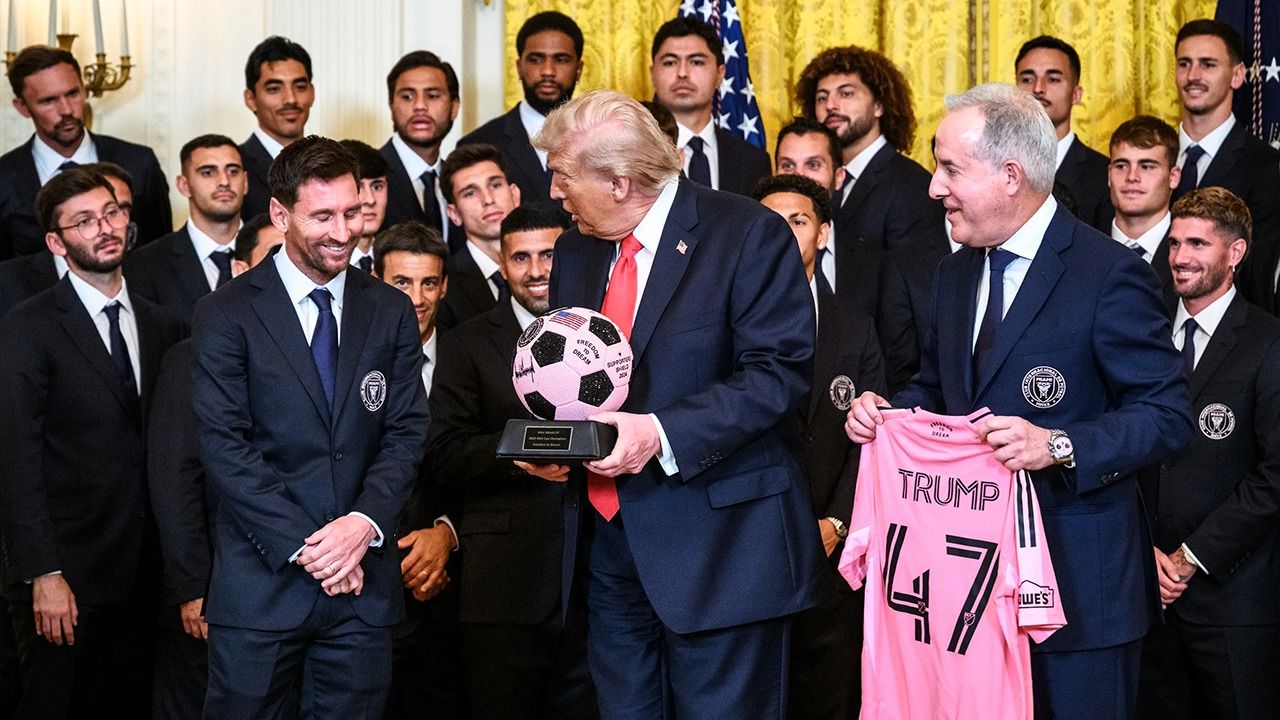 Lionel Messi, Donald Trump y Jorge Más,