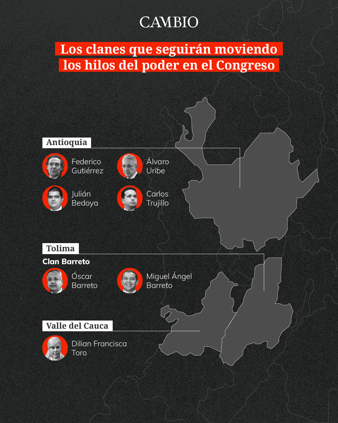 Clanes políticos en el Valle del Cauca