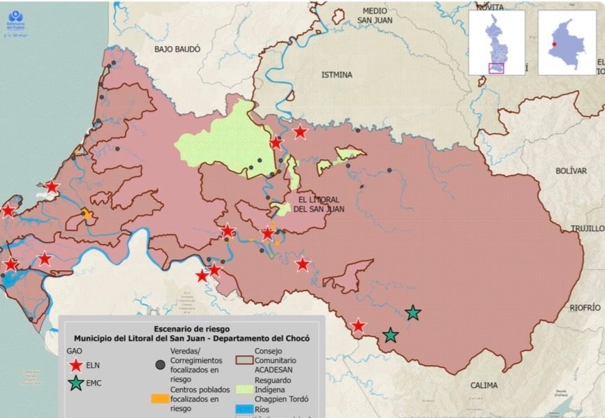 mapa defensoría
