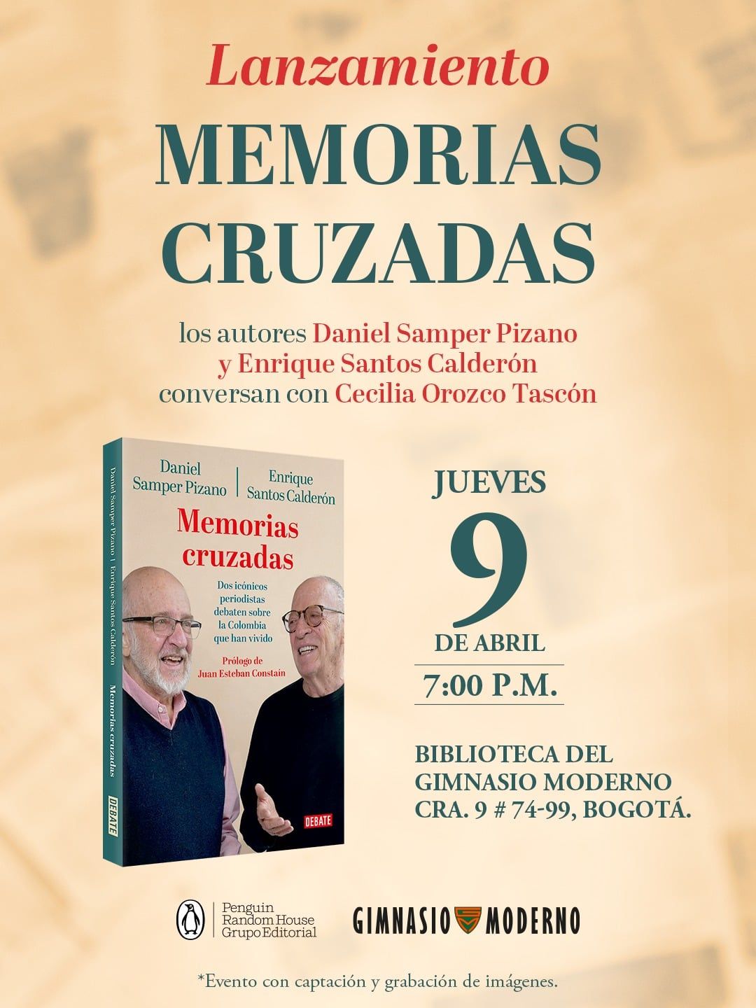 lanzamiento memorias cruzadas