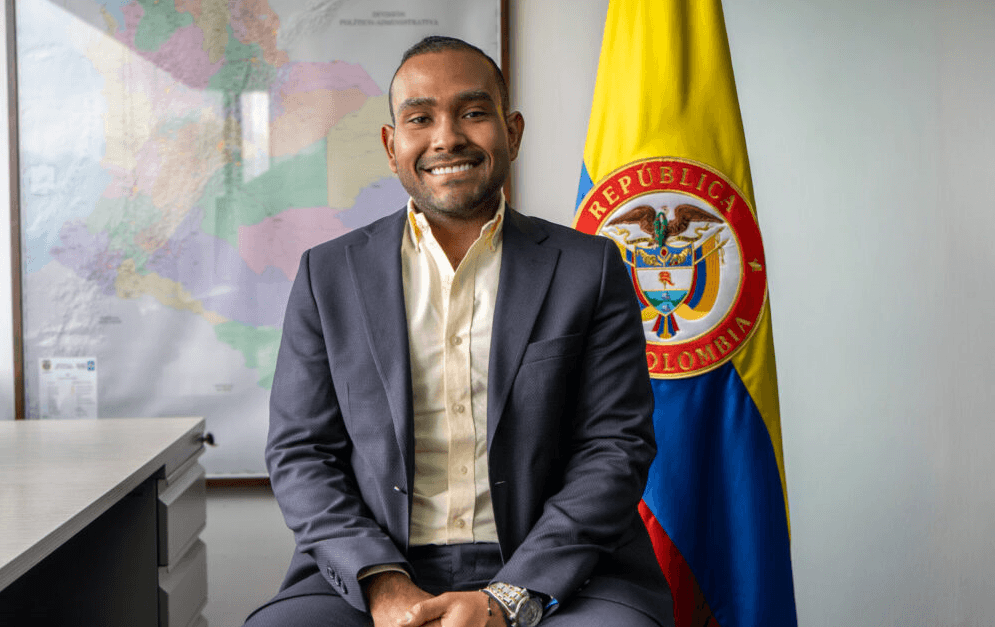 Obar Redondo Martínez, jefe de despacho del Fondo Colombia en Paz. Foto Cortesía.