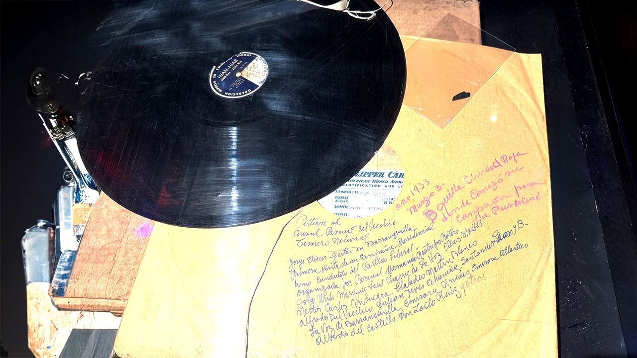 Exposición Los vinilos de Gaitán