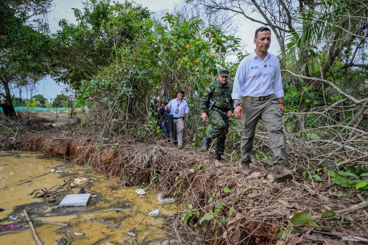 ministro visita mina