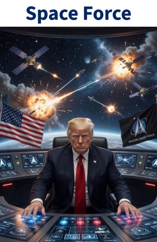 ia trump espacio