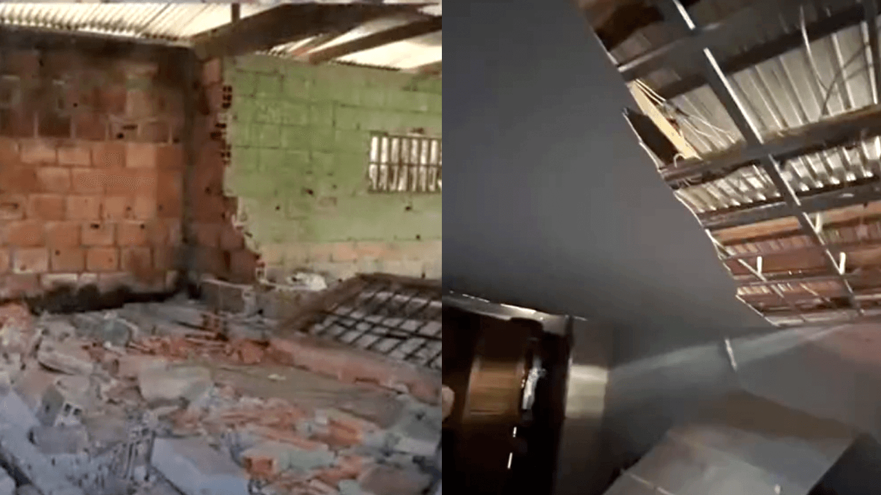 Viviendas afectadas en San José del Palmar, Chocó, epicentro del terremoto de magnitud 7.4 que sacudió a Colombia. Créditos: Personería San José del Palmar